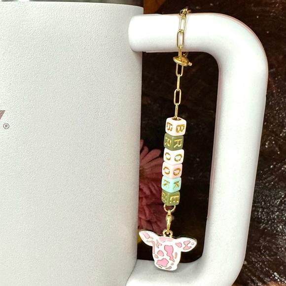 Cow Stanley Cup Accessories Stanley Cup Charm Cow Stanley Cup Cow Tumbler - Picture 6 of 8
